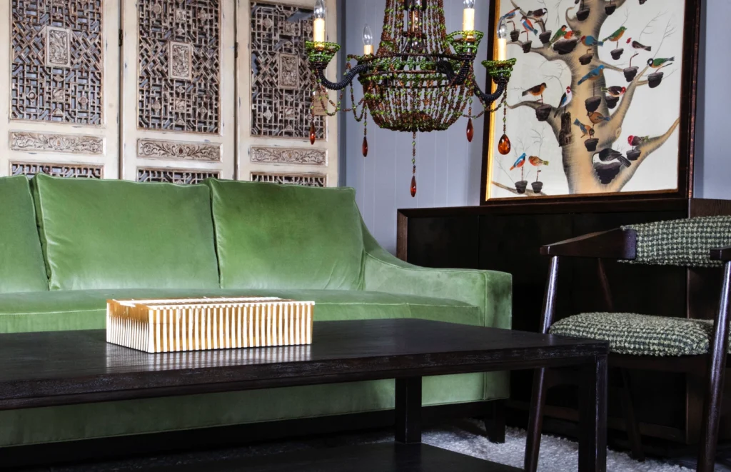 velvet-green-couch